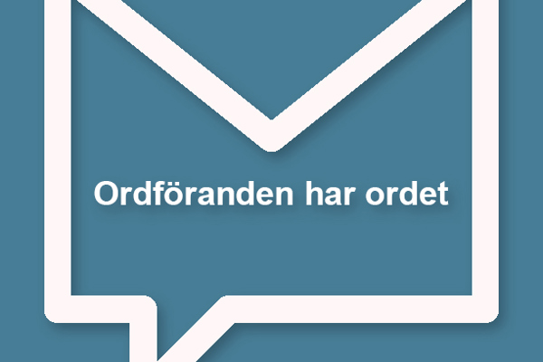 Ordföranden har ordet - Månadsbrev januari 2023