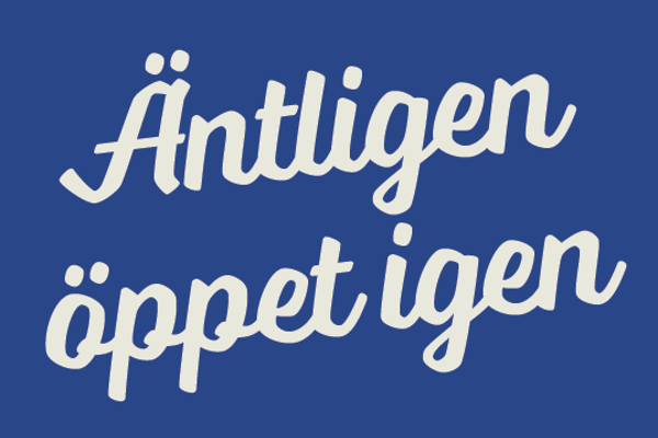 Klubbhuset är nu fullt öppet igen